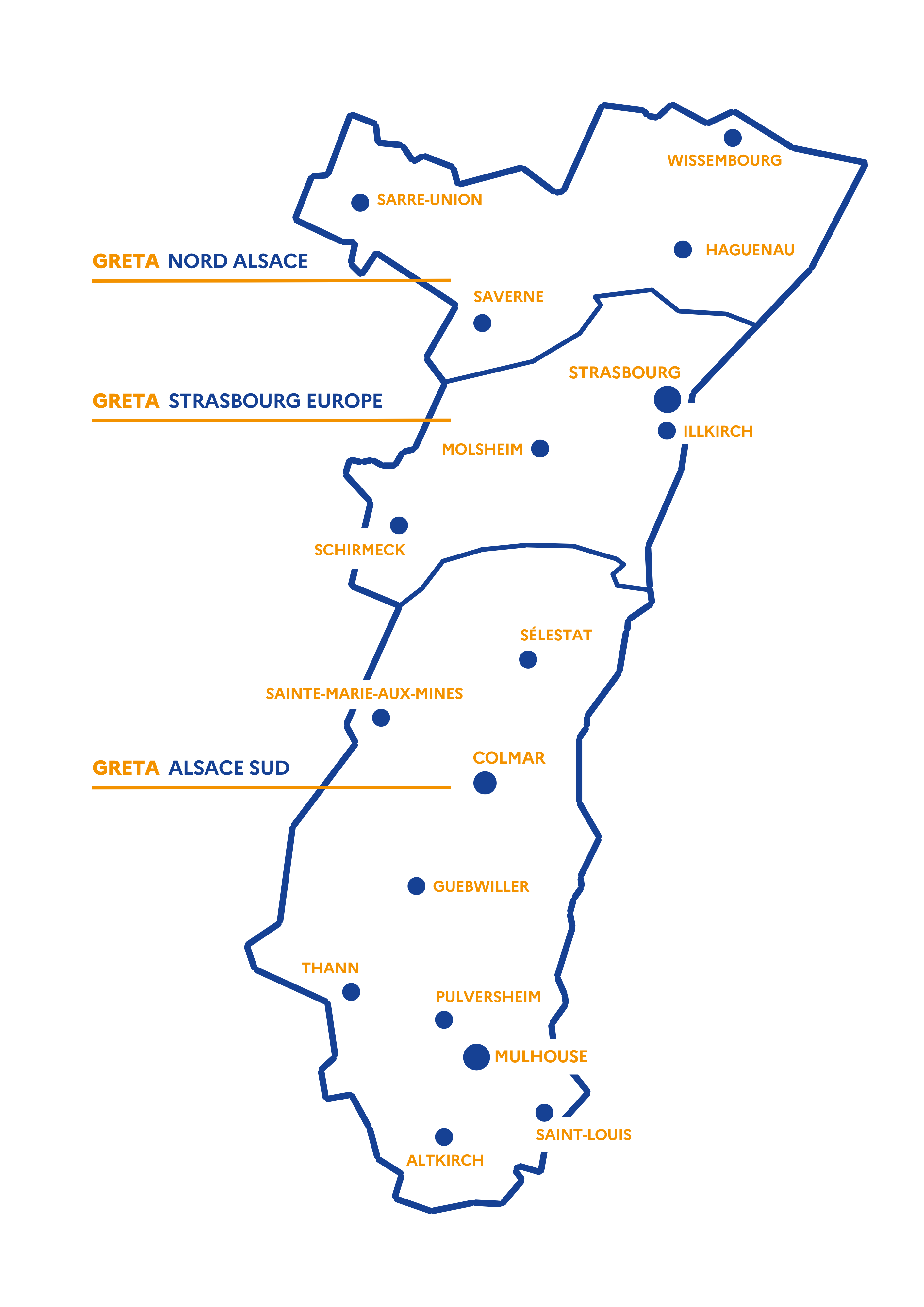 carte GRETA d'Alsace