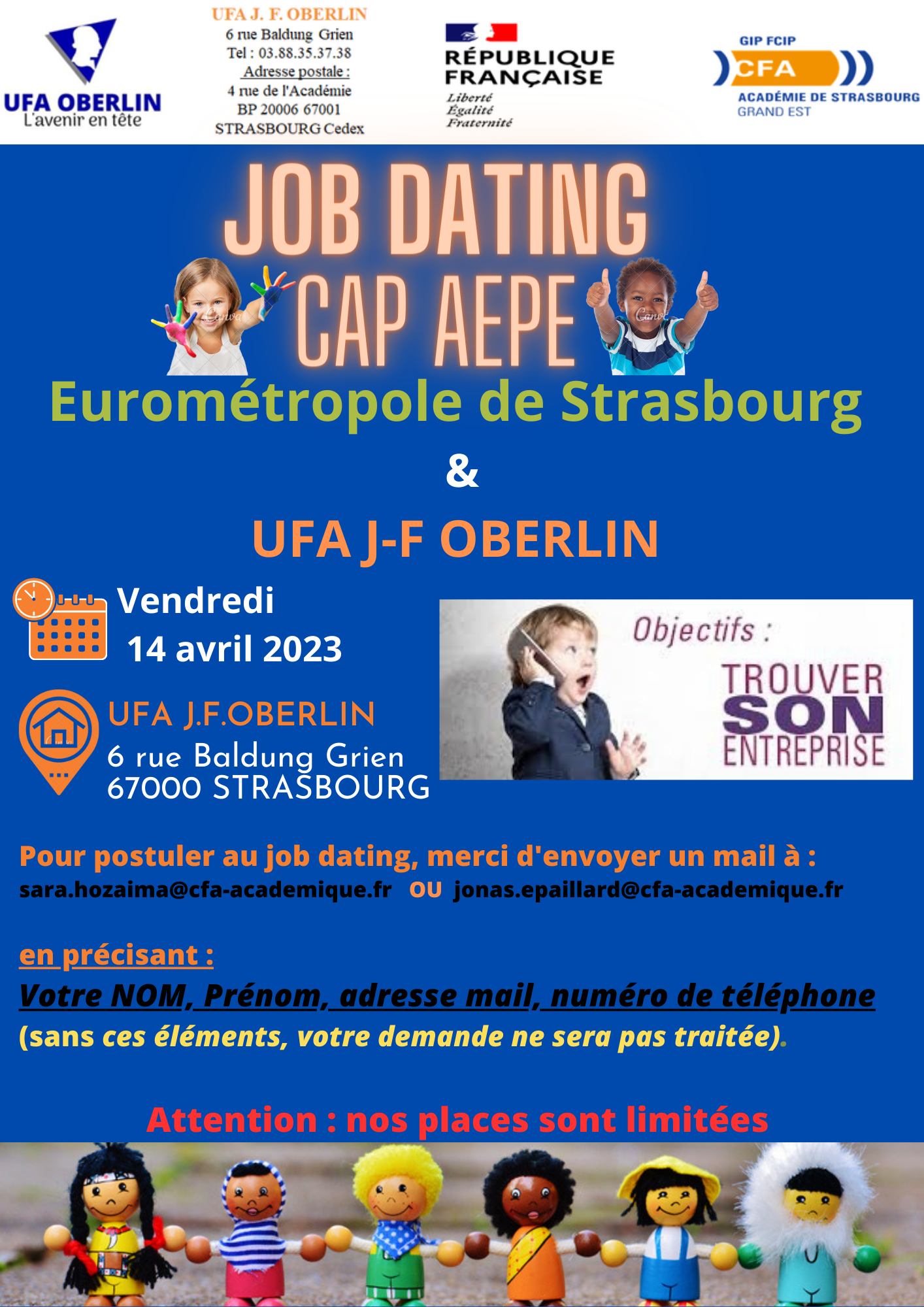 JOB DATING Eurométropole - UFA J-F OBERLIN Avril 2023