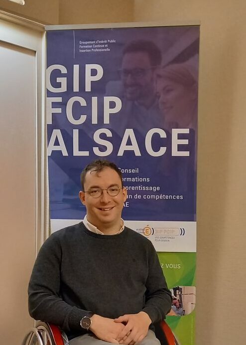 Florent PETITDEMANGE référent handicap GIP FCIP Alsace