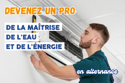 maitrise de l'eau et de l'énergie recrutement apprentissage