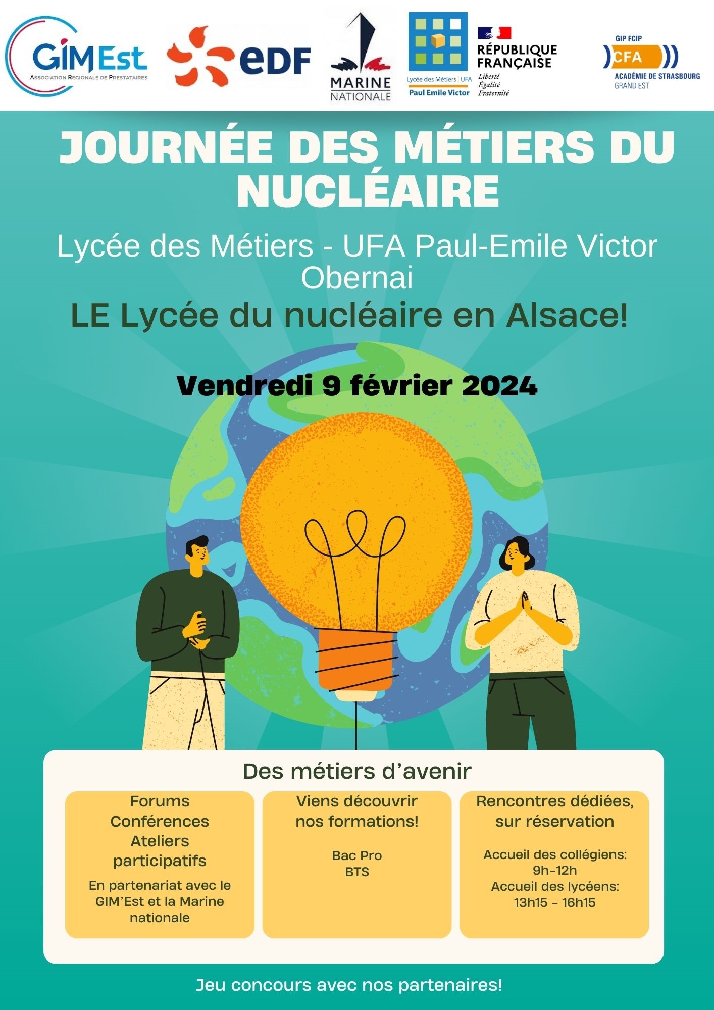 Journée métiers nucléaire UFA PEV