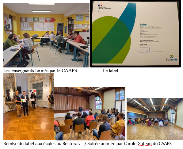 caaps Trois écoles unies autour de la promotion de la santé